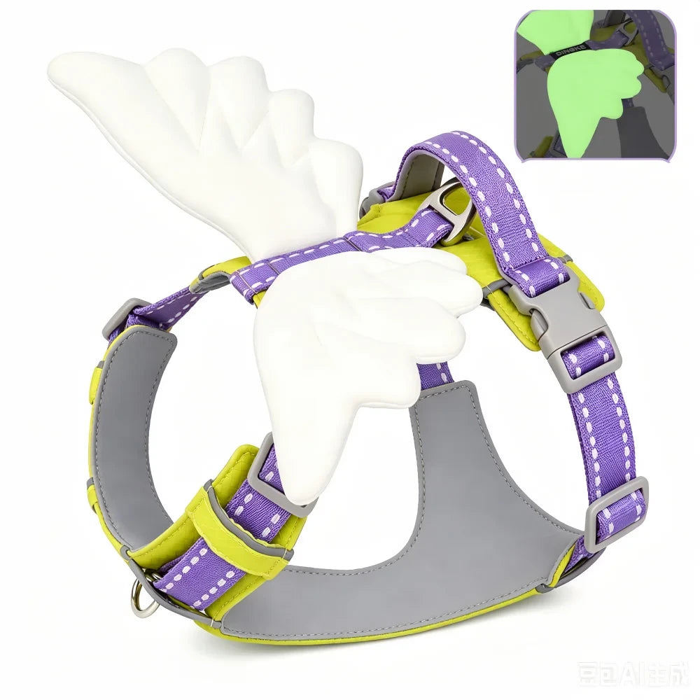 GlowPaw™ Angel Wings Pet Sling – Reflective Hands-Free Carrier for Small Dogs & Cats